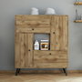 Hanah Home Hercules 3100 Armario Multiusos Nogal